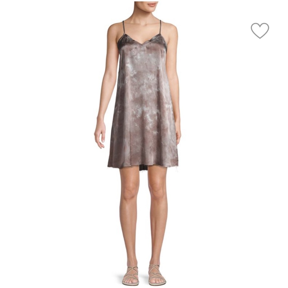 ATM Silk Mini Slip Dress Tie Dye Size Small